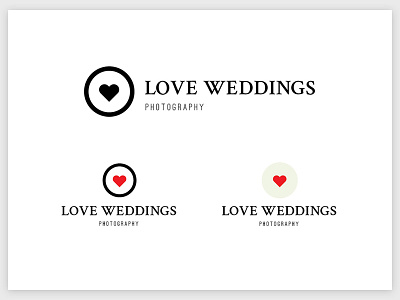 Love Weddings logo heart logo love wedding