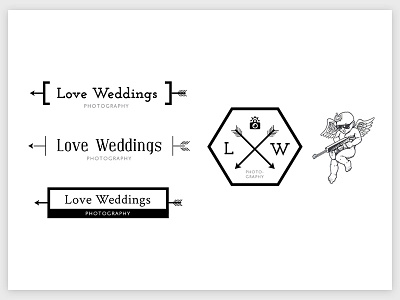 Love Weddings logo (exploration #1) logo love wedding