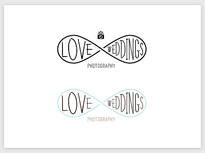 Love Weddings logo (exploration #2) eternity logo love photography wedding