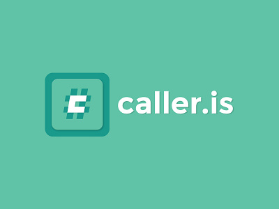 caller.is logo/icon app caller id icon logo material design
