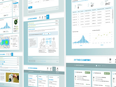 New UX & UI for the NewMotion dashboard electric electric vehicles ev management overview product design tesla ui ux