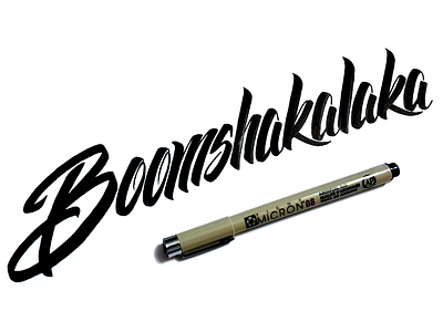 BOOMSHAKALAKA boomshakalaka graffiti hand lettering illustration lettering tbt typography