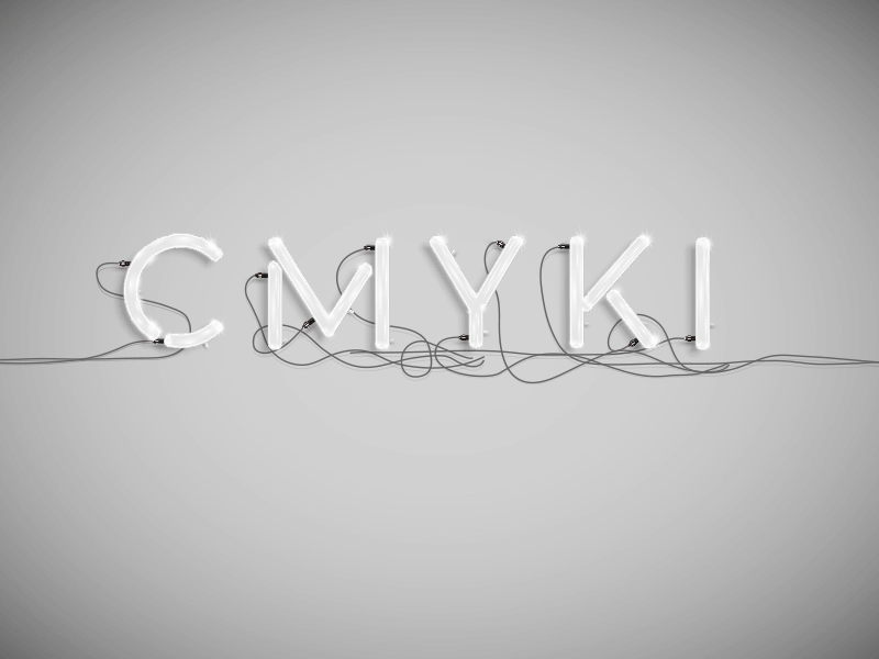 Neon Light Sign after effect animation cmyki gif neonlight