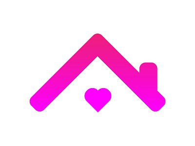 Stay at home branding design coronavirus graphicdesign heart home icon illustration ireland logo love