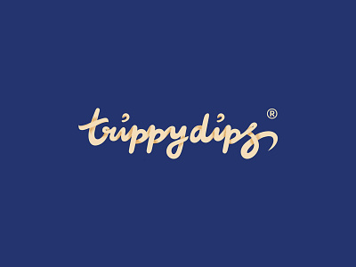 Trippy Dips - Dips infused with CBD application branding branding and identity branding design design identity logo logomark scriptlogo uidesign uiux