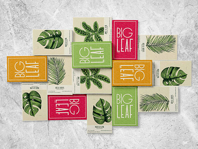 Big Leaf Cafe - Business Cards