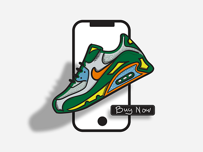 Sneaker App app app design branding design illustration vector