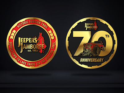 Coin Design // JEEPERS JAMBOREE (client : kevinarnold1979 ) 3d animation coin crypto design graphic design logo