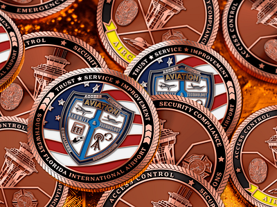 Coin Design // AVIATION (client : mulletman28) 3d animation coin crypto design graphic design logo