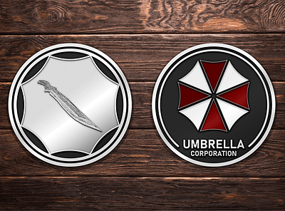Coin Design // UMBRELLA (client : bertolin0) 3d animation coin crypto design graphic design logo
