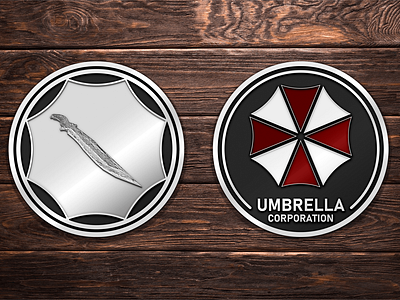 Coin Design // UMBRELLA (client : bertolin0)