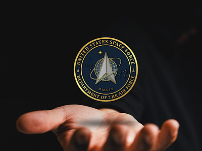 Coin Design // US SPACE FORCE (client : jpsands) 3d animation coin crypto design graphic design logo