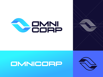 OmniCorp Rebrand Concept branding corporate identity logo omnicorp robocop scifi vector