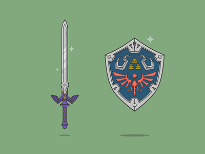 Tools of the Trade epic legend of zelda link master sword nintendo shield video games weapons