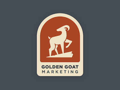 Golden Goat brand goat golden logo marketing