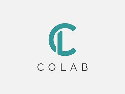 Colab Logo colab collaborate coworking logo office