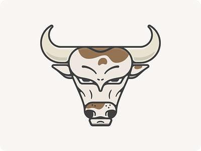 Bull Illustration bull cow horns