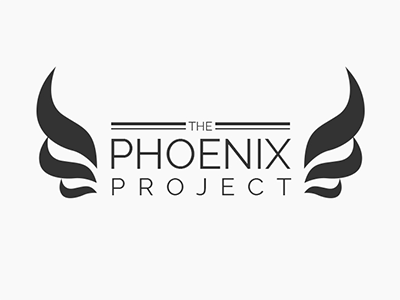 Phoenix Project Logo Concept 1 concept design flats logo phoenix wings