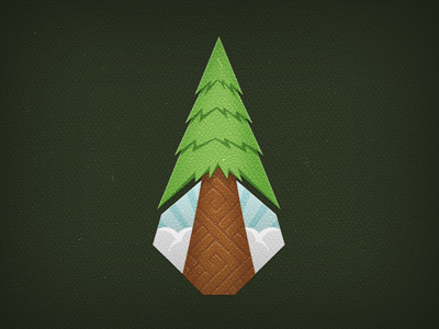 Rare Honor Illustration WIP brand identity illustration logo nature sequoia tree