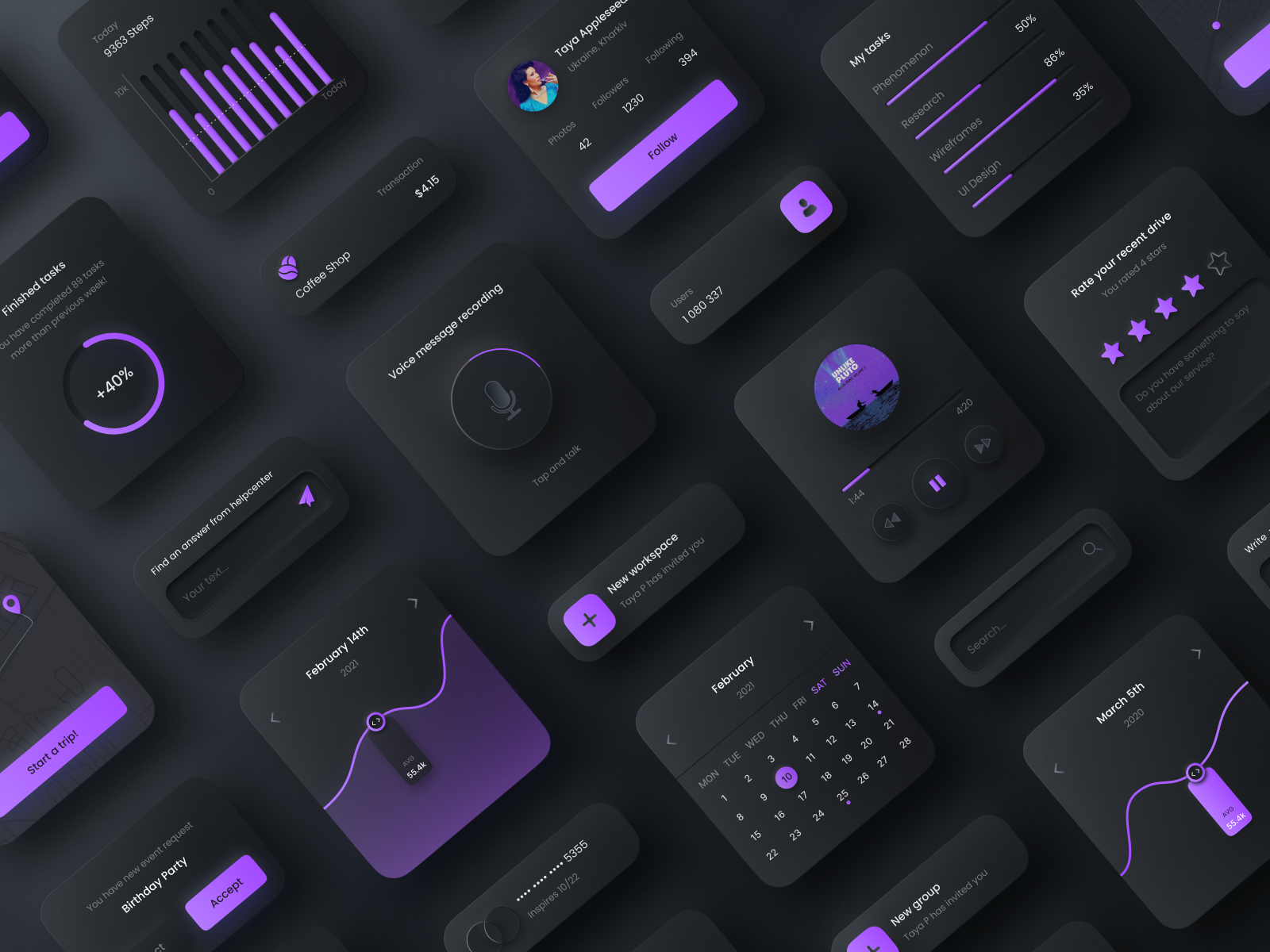 Neomorphism Mobile App UI Kit By Phenomenon Studio On Dribbble