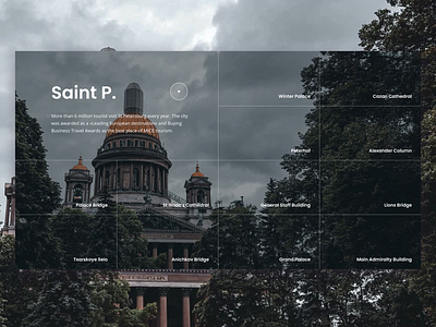 Saint Petersburg Travel Guide ae aftereffects animation city city guide concept flat guide guidebook motion motion design russia travel travel guide ui ux uxui website website design
