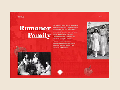 History Of The Romanovs Website aftereffects animation book branding concept design grid history interface journal layout magazine minimal news typography ui uxui website