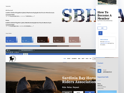 Sardinia Bay Horse Riders Association • Website association design figma horse ui ui design web web design website wordpress