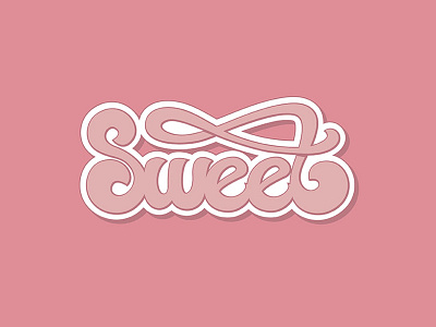 Sweet art design graphic pink samadara samadara ginige sweet type typography work