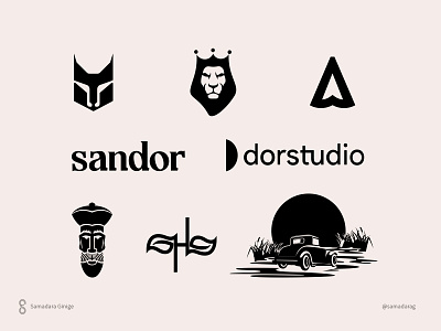 Logos and Marks 2020 branding clever design illustration letter logo mark minimal monogram samadaraginige simple typography wordmark