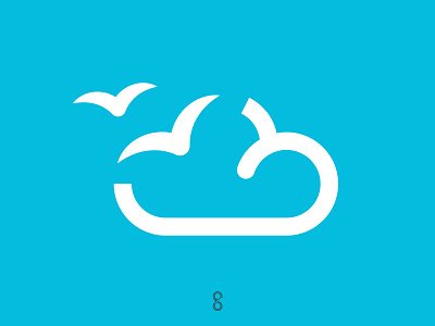 Ahasa Yata bird cloud design illustration landscape logo mark minimal nature photography simple wedding