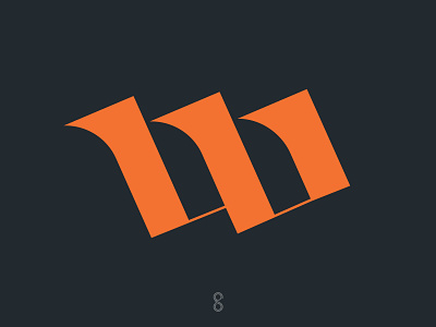 W Letter-mark design letter logo mark minimal monogram samadaraginige simple typography