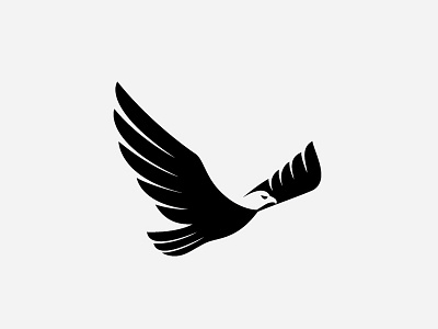 Eagle bird eagle mark minimal negativespace simple