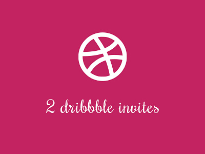 2 Dribbble Invites 2 dribbble invitation invites new player