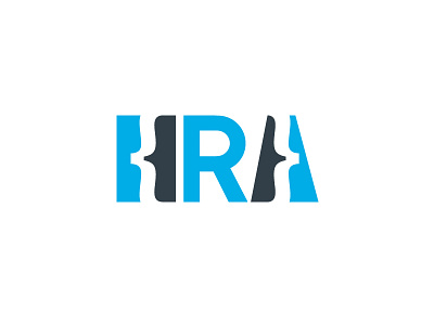 HRA logo-mark coder hra logo mark minimal monogram programmer simple