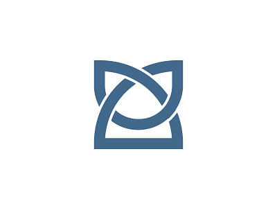 Logo mark design for an insurance company a fairness flower geometry grid nature piscis square triangle u vesica