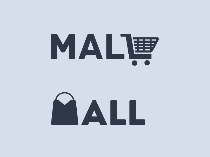 Mall wordmark ideas by Samadara Ginige on Dribbble