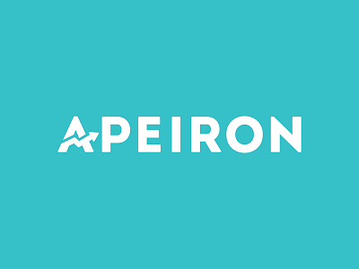 Apeiron wordmark banking business consultant finance growth simple wordmark