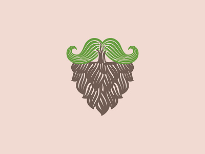 TreeBeard logo-mark beard illustration photography tree wedding whimsical