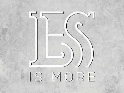 Less is more less is more lettering type typography