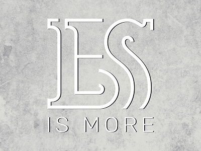 Less is more