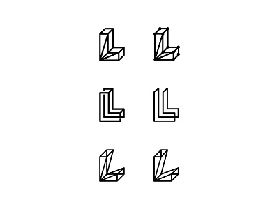 L letter-mark art explore l letter line mark minimal simple