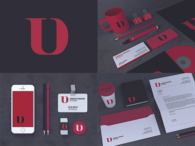 UD Monogram art brand design identity letters line mark monogram simple studio ud