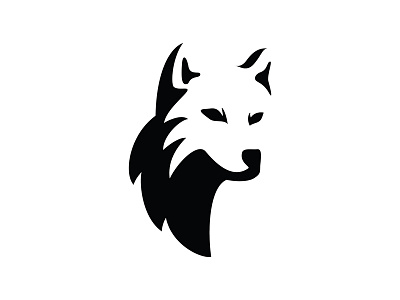 Wolf animal minimal neativespace noun pack simple stand wolf