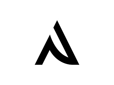 NA Monogram letter minimal monogram na simple