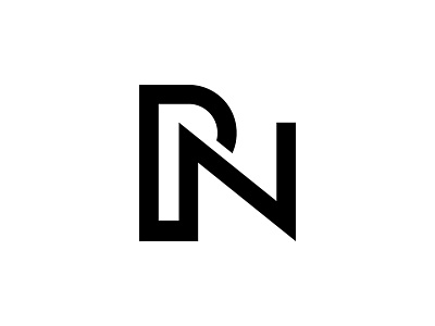 PN Monogram art letter line logo minimal monogram n p simple