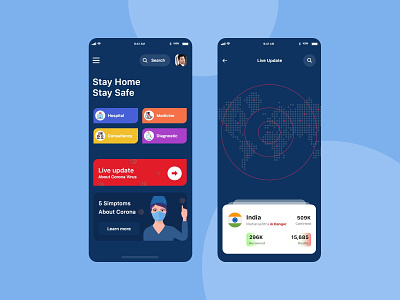Stay Home Stay Safe animation application logodesign prototype stayhome ui uiux website xd design