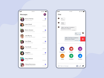 Messenging and chat app