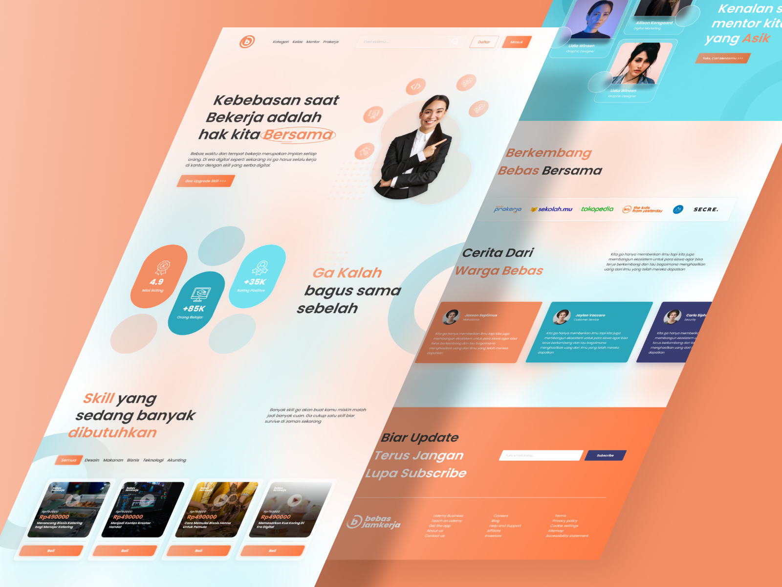 Bebas Jam Kerja by Mamun SW on Dribbble