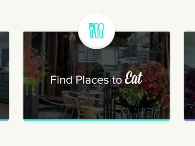 Places to Eat Callout callout design eat icon ui web