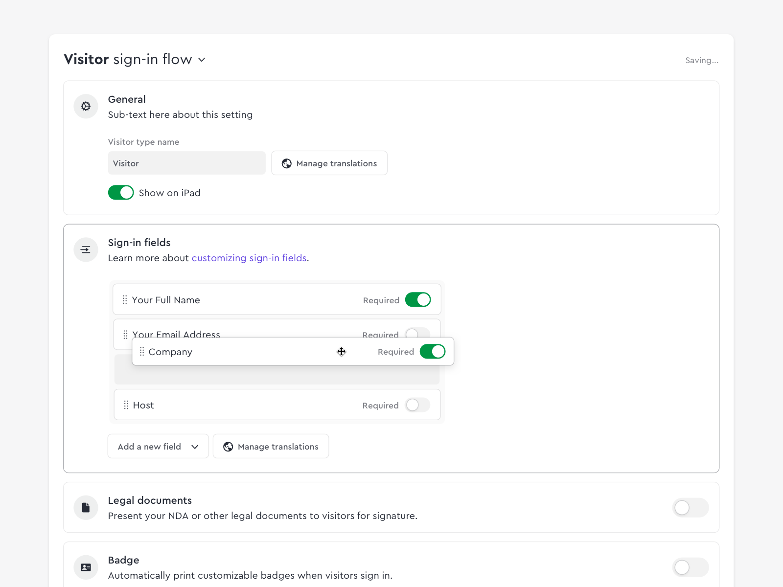 Dashboard Settings By Jon Rundle For Envoy On Dribbble